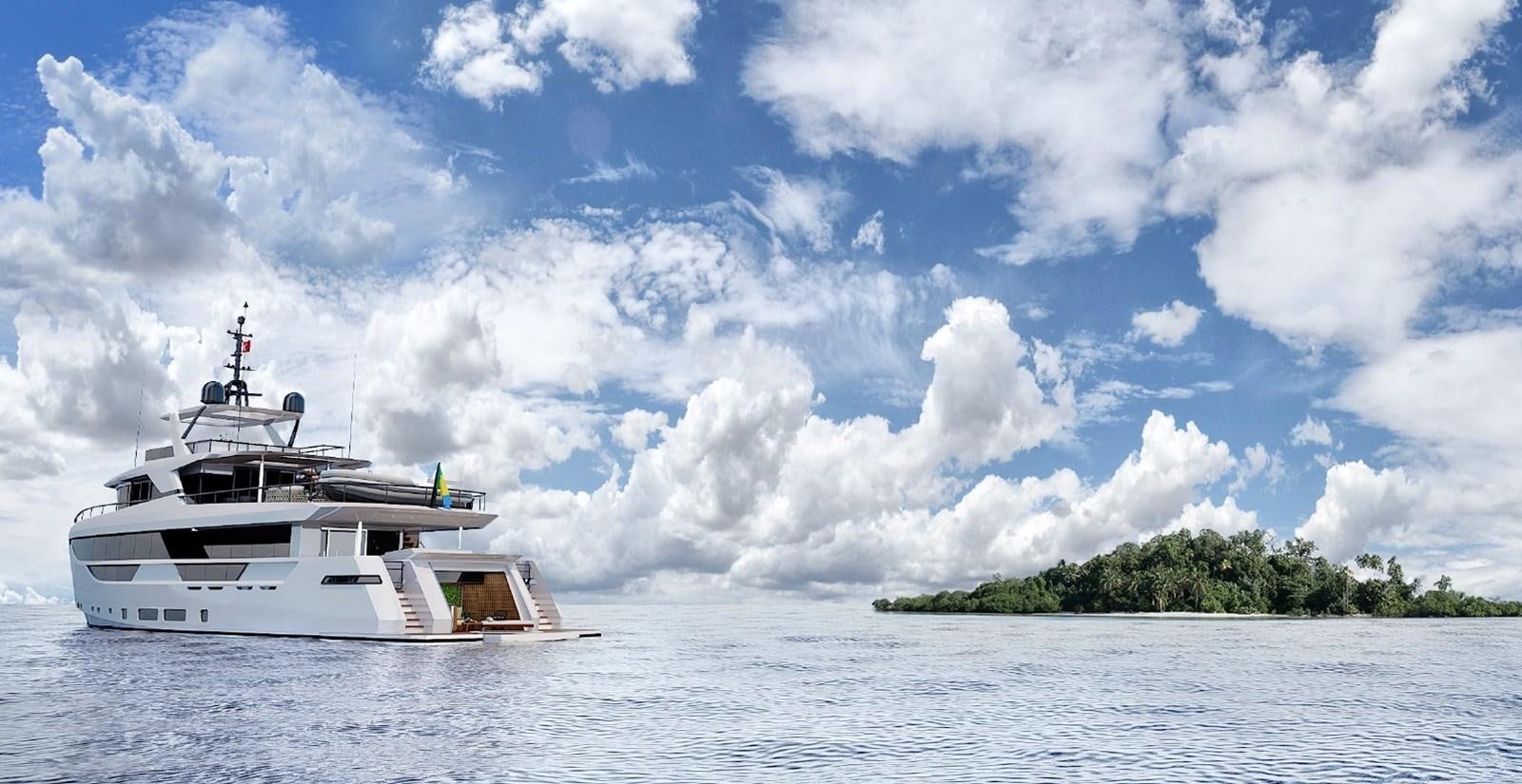 a boat on the water aboard XPLO BV-30 Yacht for Sale