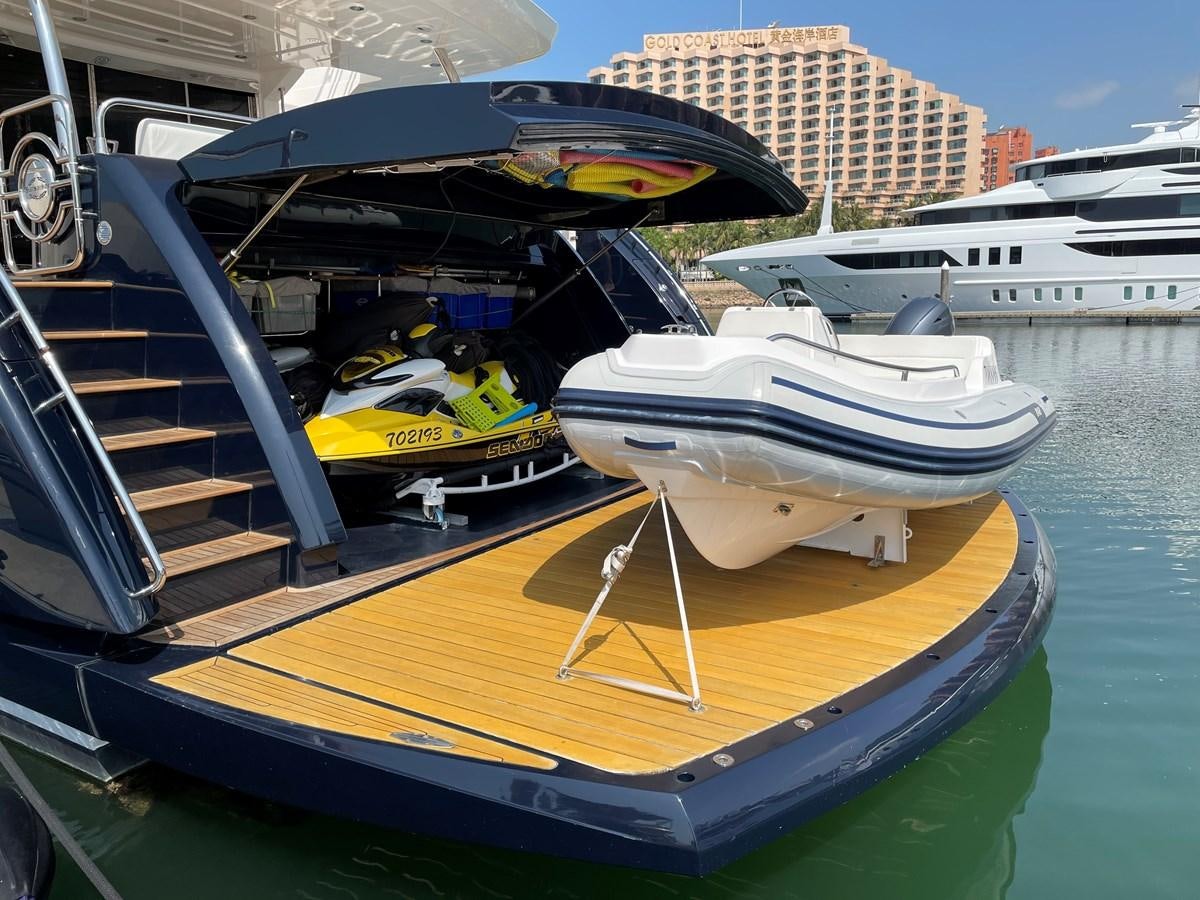 boats docked at a pier aboard SUNSEEKER 30M Yacht for Sale