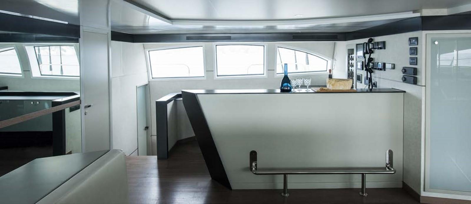 a room with a sink and a window aboard JAMADHAR Yacht for Sale