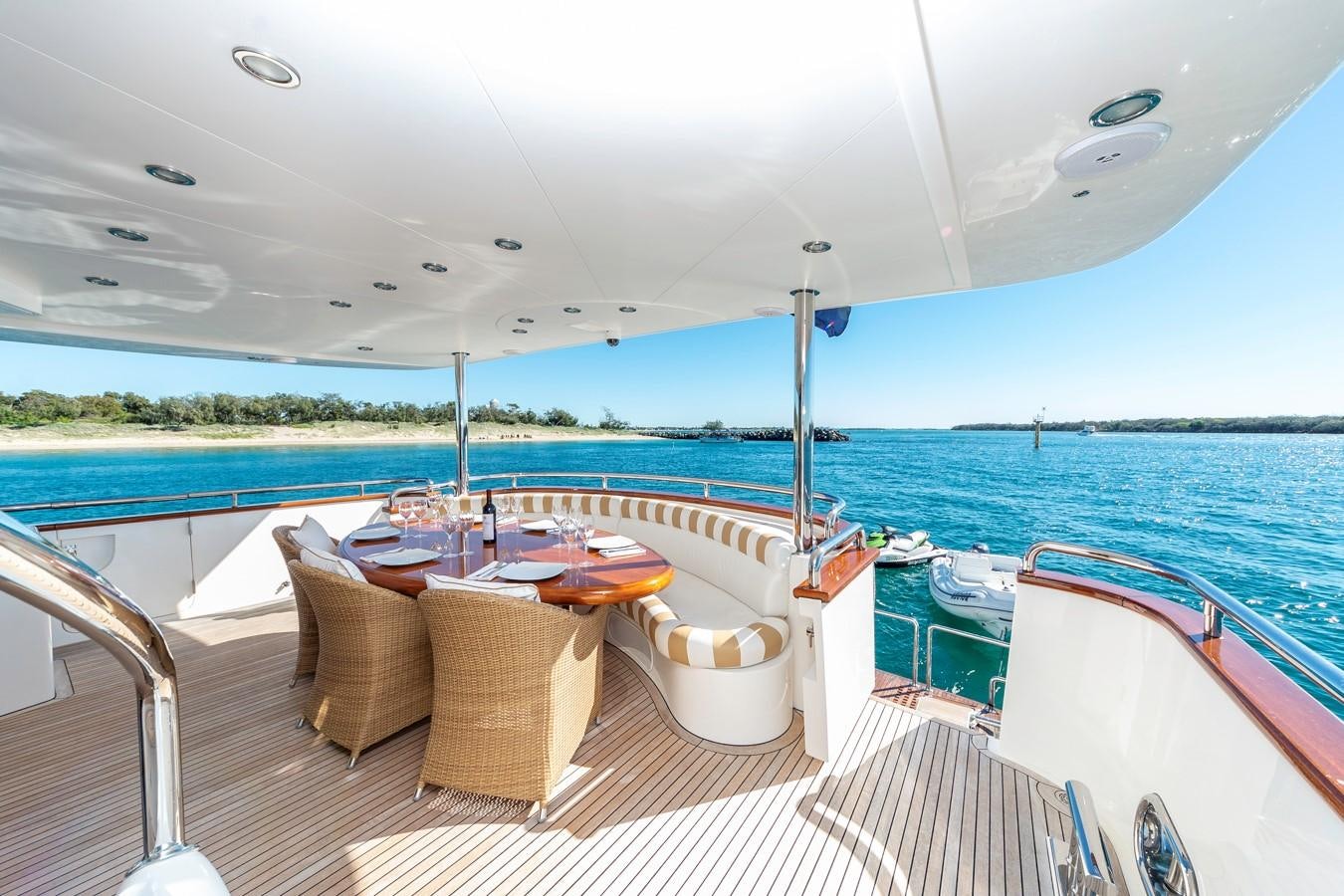 a boat on the water aboard SUMMER WIND Yacht for Sale
