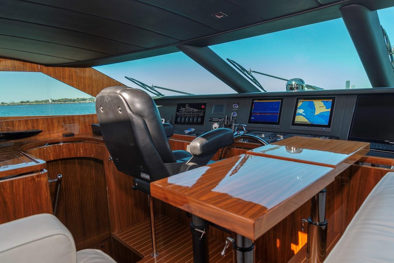 a cockpit of a plane aboard SUMMER WIND Yacht for Sale