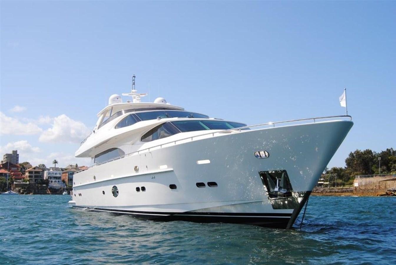 a white yacht in the water aboard RP100 (NEW BOAT SPEC)  Yacht for Sale