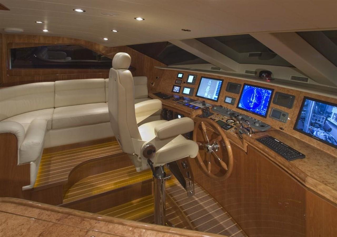 a room with a desk and computer aboard RP100 (NEW BOAT SPEC)  Yacht for Sale