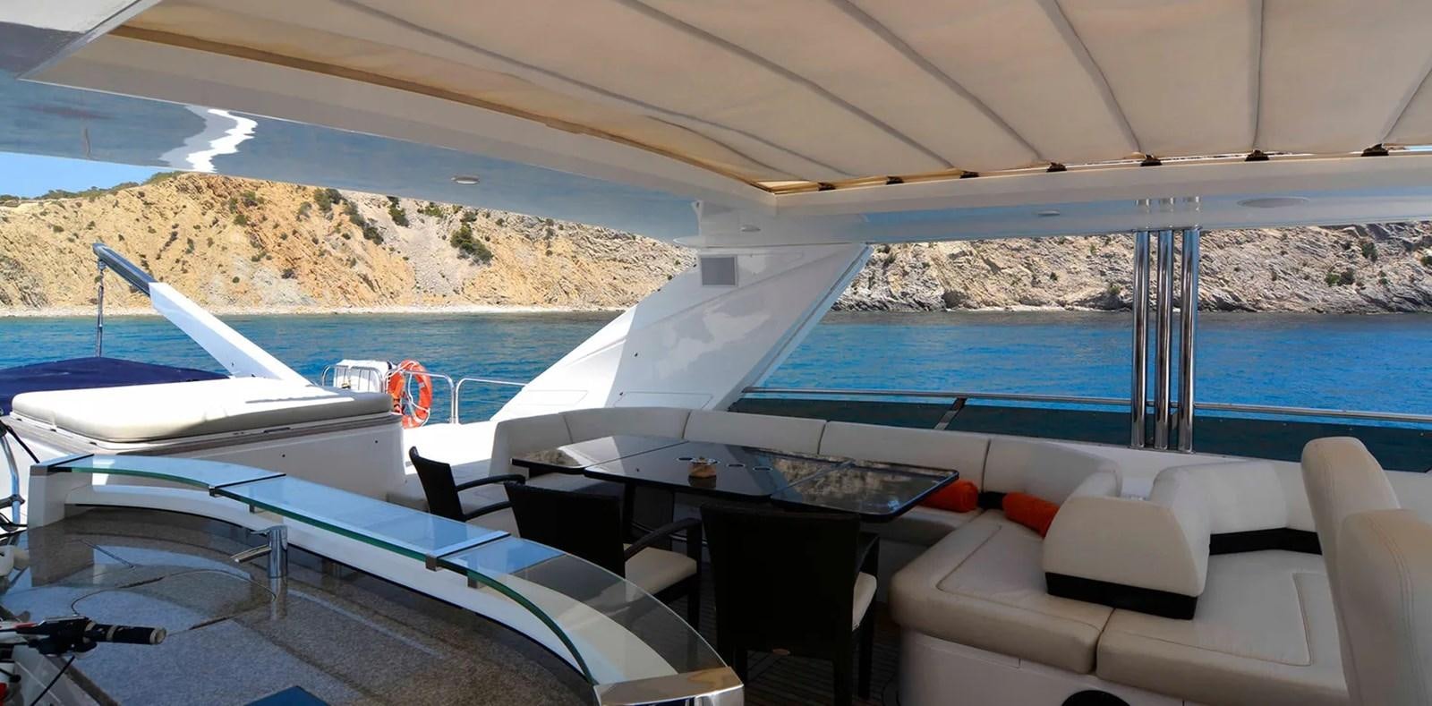 a boat on the water aboard PRINCESS 95 Yacht for Sale