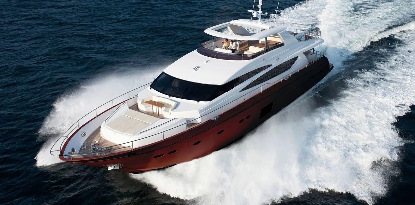 a boat on the water aboard PRINCESS 95 Yacht for Sale