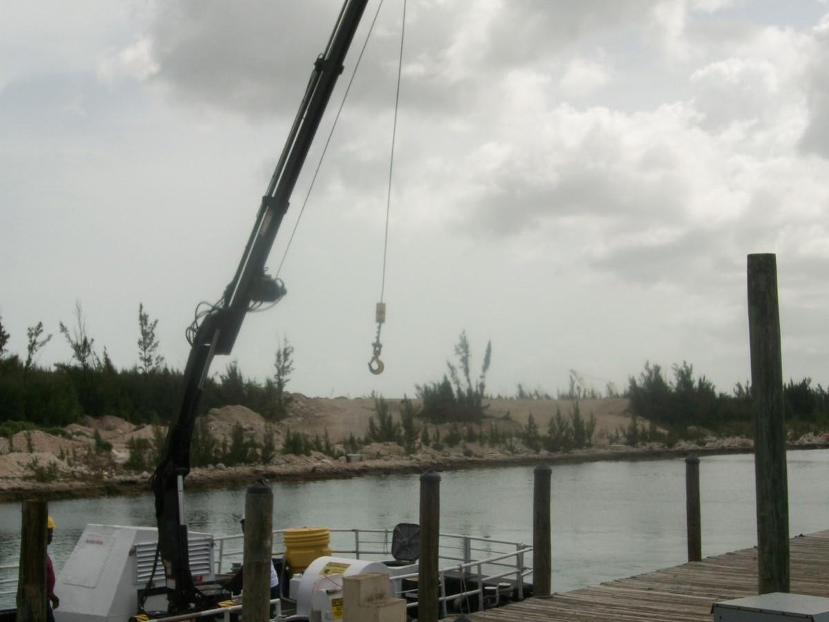 a large bridge over a body of water aboard NO NAME HALF MOON CLIPPER Yacht for Sale