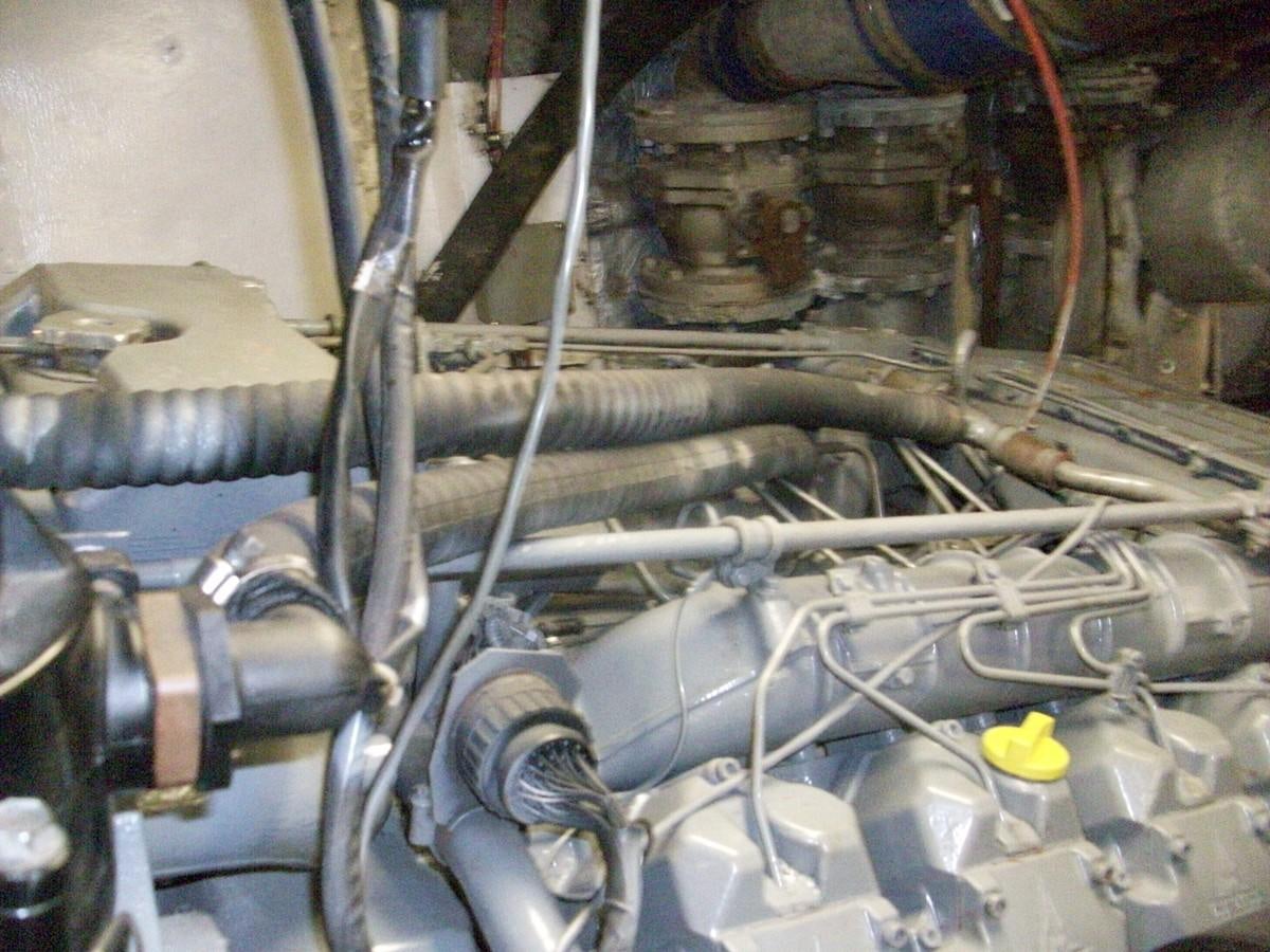 a close-up of a car engine aboard NO NAME HALF MOON CLIPPER Yacht for Sale