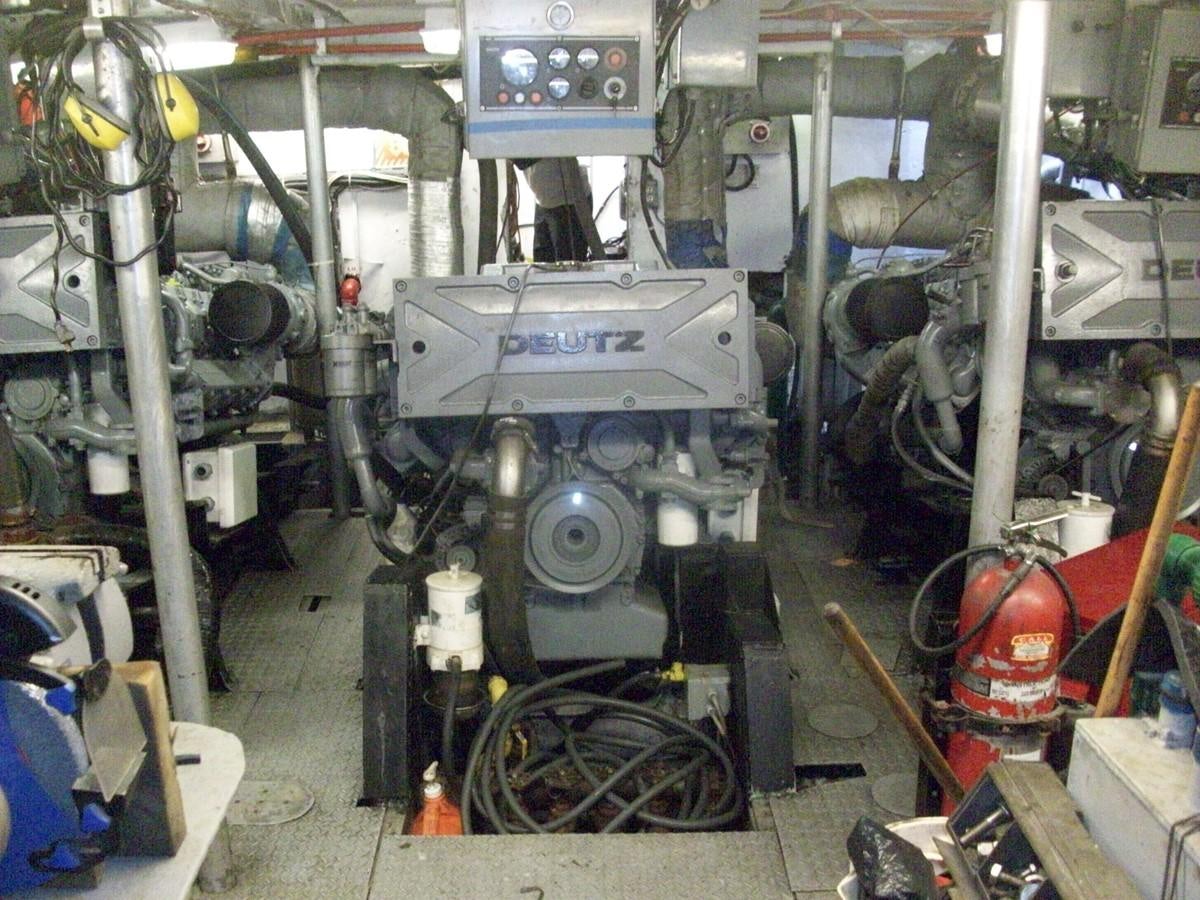 a machine in a factory aboard NO NAME HALF MOON CLIPPER Yacht for Sale