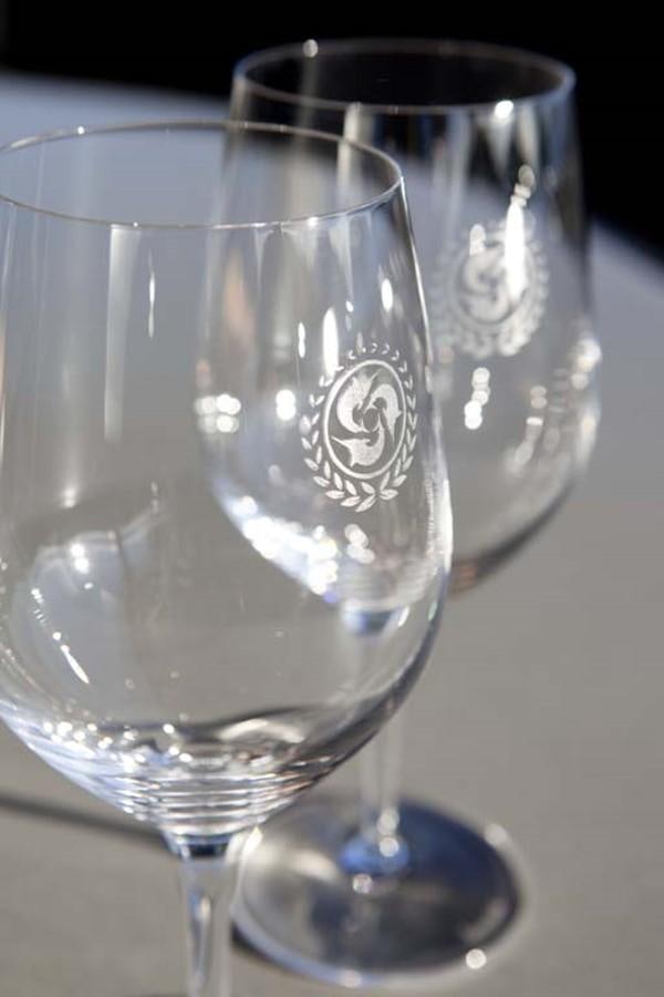 a glass of water aboard PACIFIC HQ Yacht for Sale