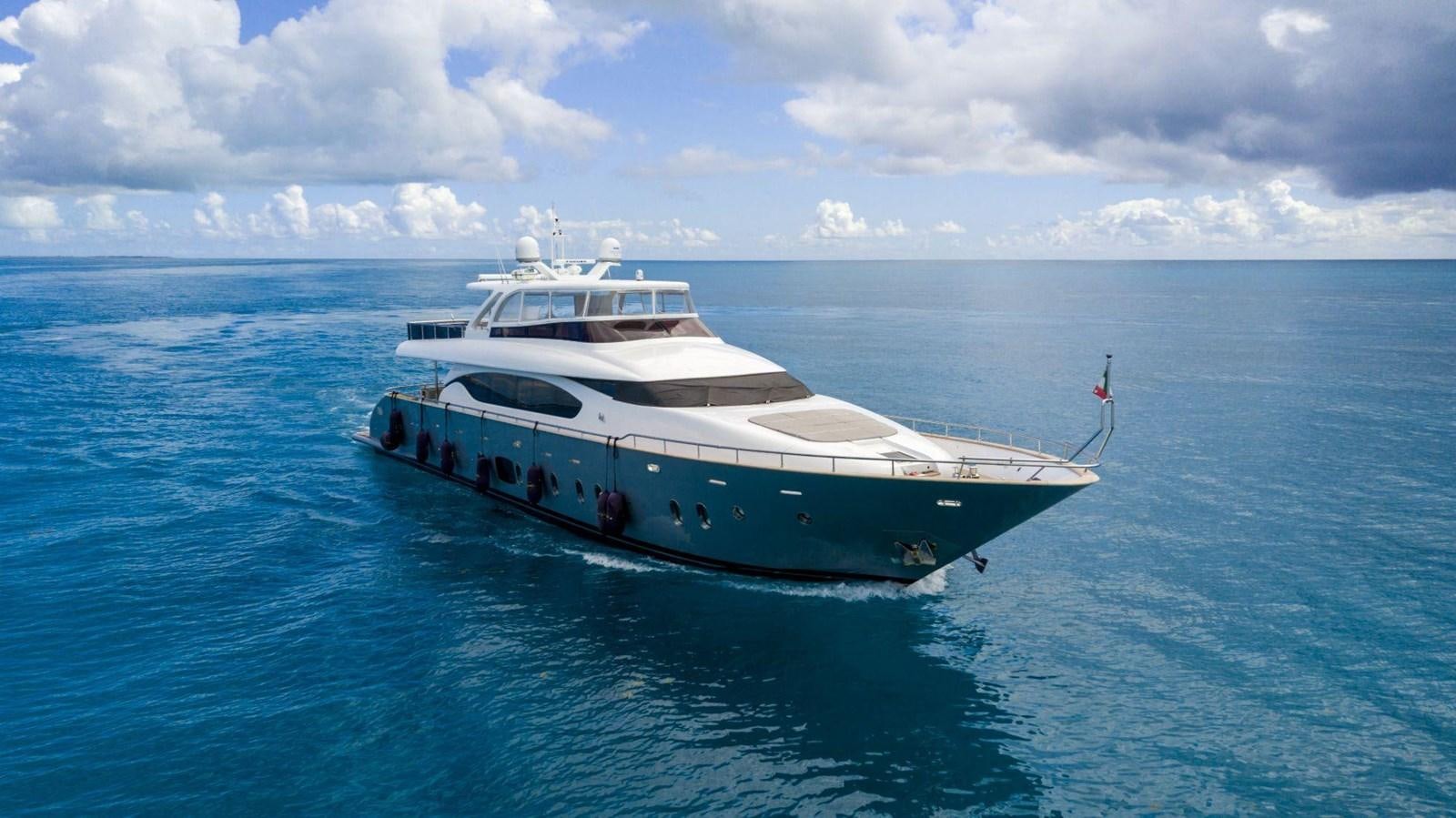 a boat in the water aboard VITA XL Yacht for Sale
