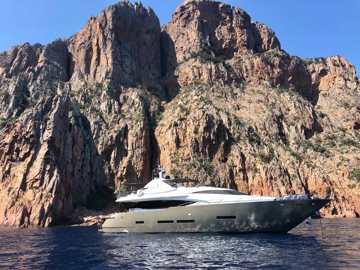 a boat in the water aboard KEROS ISLAND Yacht for Sale