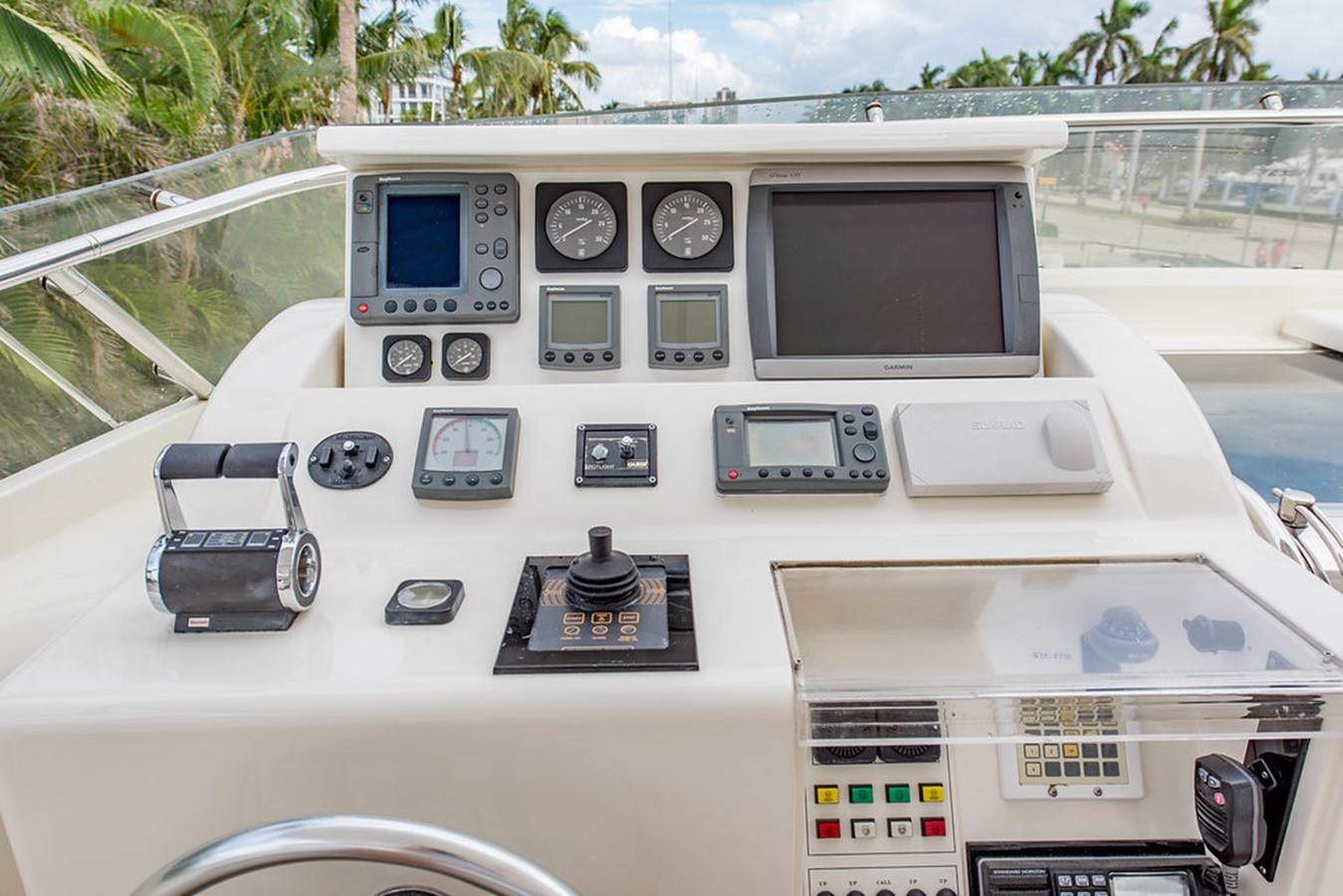 the cockpit of a plane aboard 00Z Yacht for Sale