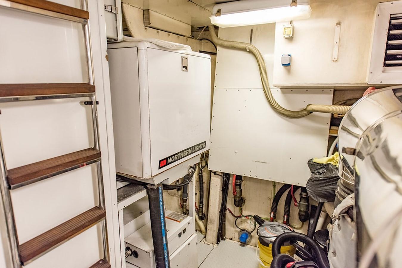 a room with equipment and tools aboard 00Z Yacht for Sale