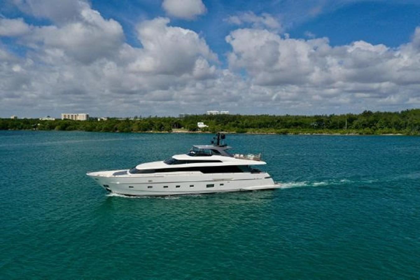 a white yacht on the water aboard ASTONISH Yacht for Sale