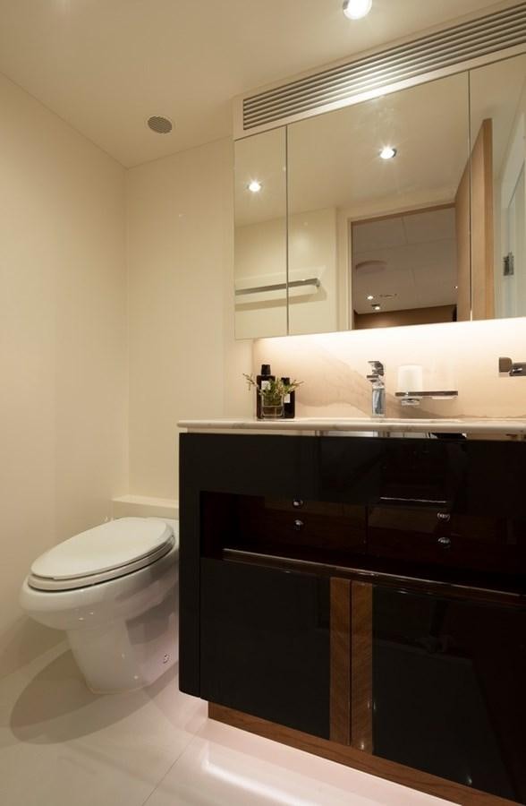 a bathroom with a sink and a toilet aboard FD92 (NEW BOAT SPEC)  Yacht for Sale