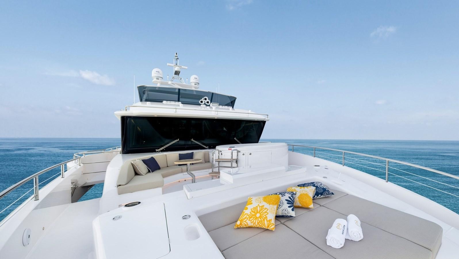 a boat on the water aboard FD92 (NEW BOAT SPEC)  Yacht for Sale