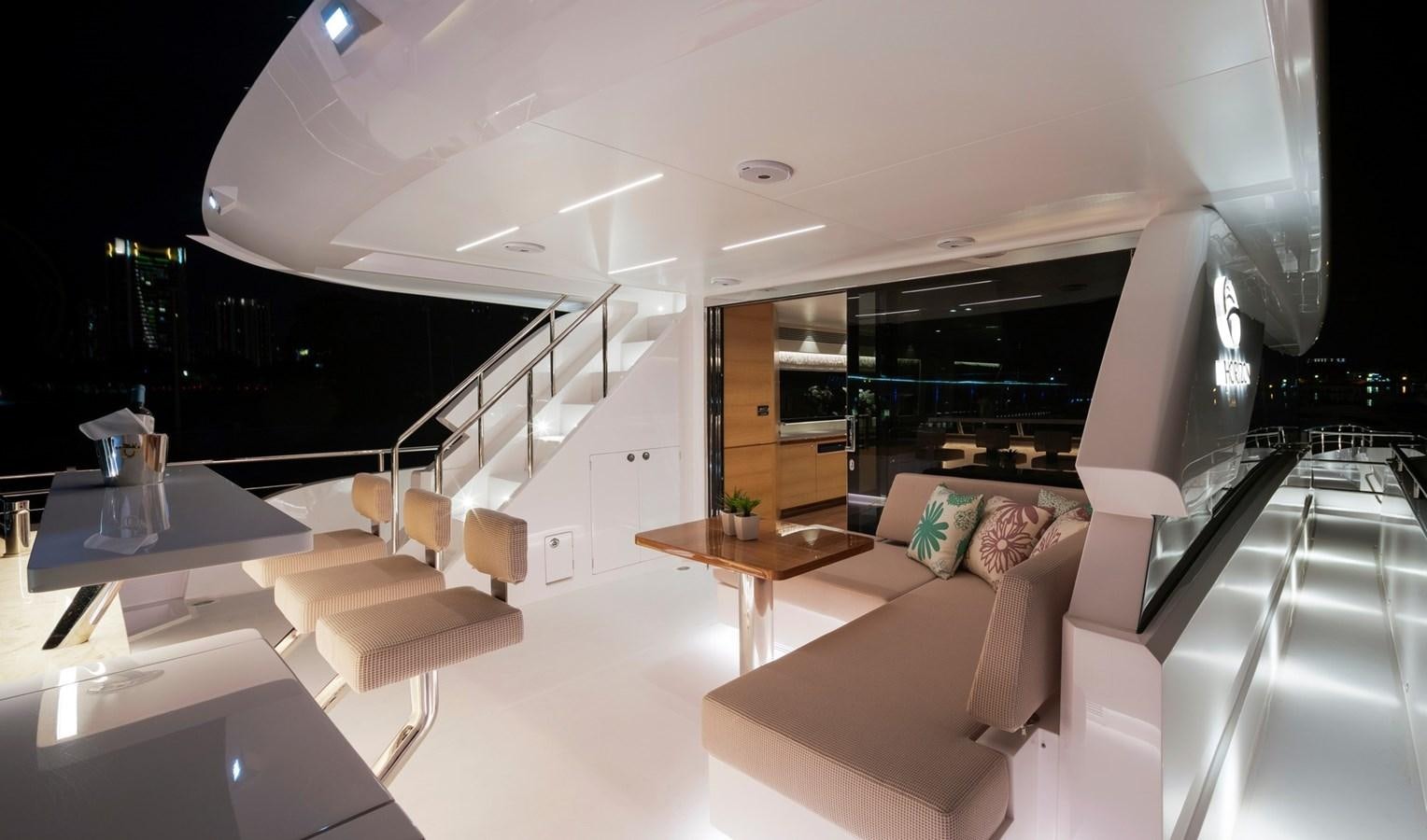 a modern looking living room aboard FD92 (NEW BOAT SPEC)  Yacht for Sale