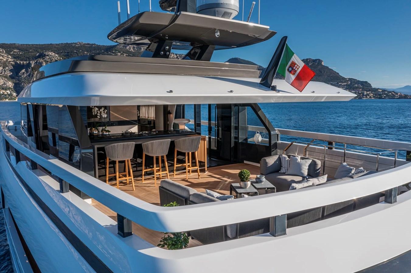 a boat on the water aboard X96 TRIPLEX HULL.4  Yacht for Sale