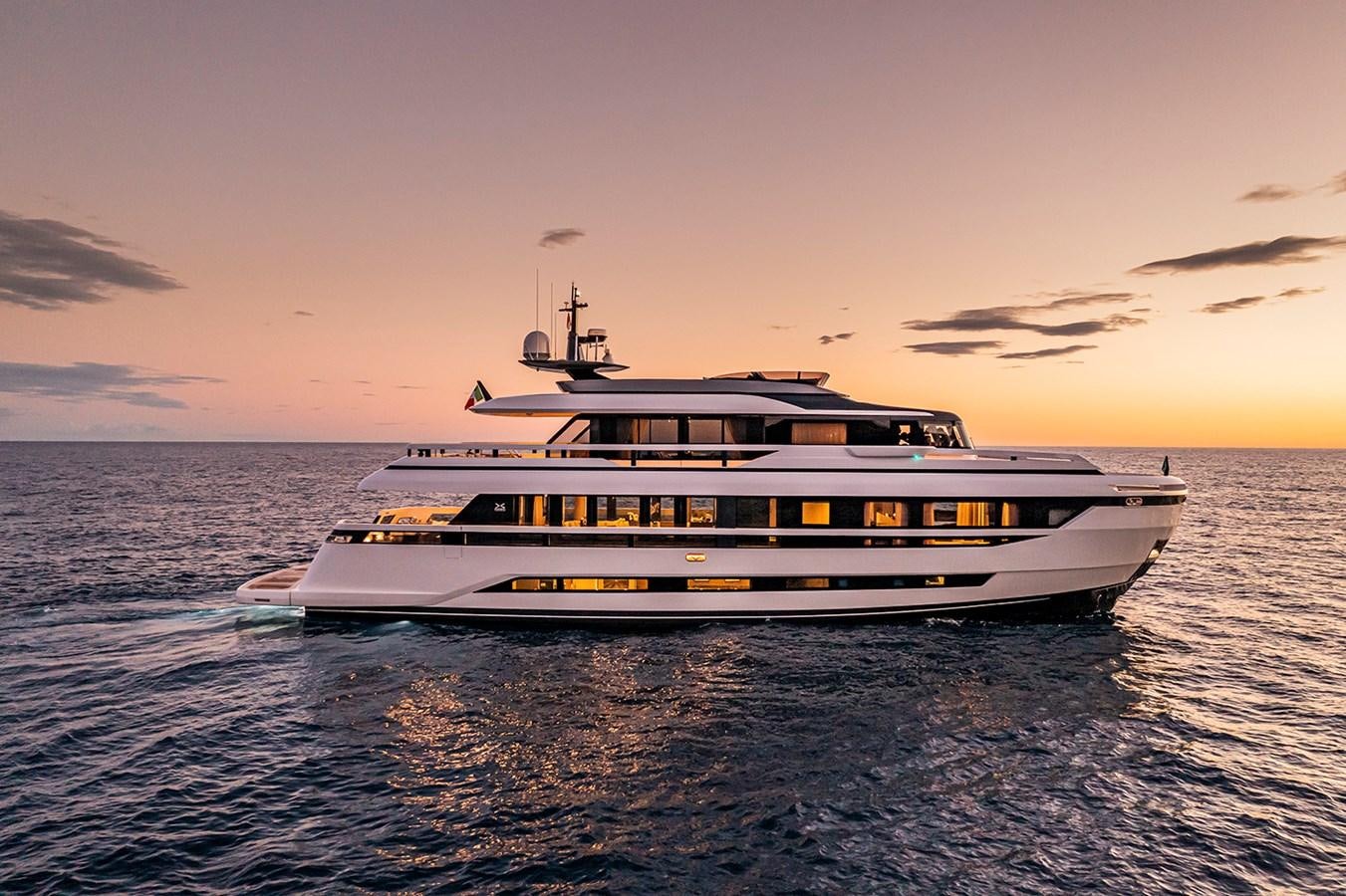 a boat in the water aboard X96 TRIPLEX HULL.4  Yacht for Sale