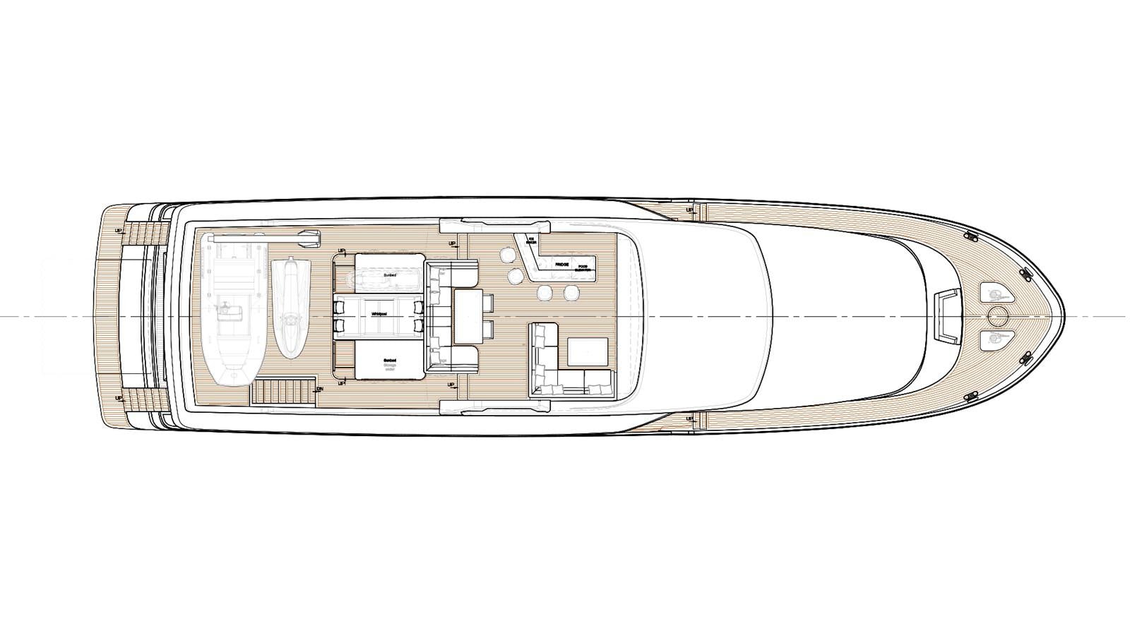 diagram aboard BLONDIE Yacht for Sale