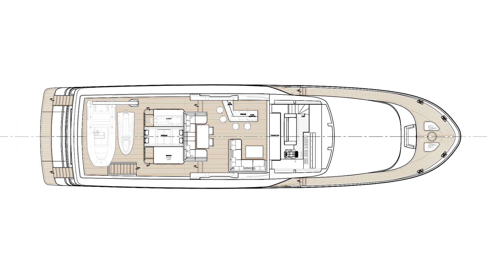 diagram aboard BLONDIE Yacht for Sale