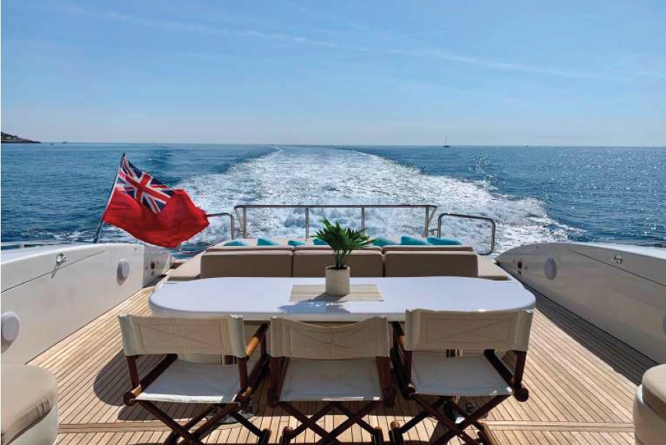 a boat on the water aboard L'ESPERANCE Yacht for Sale