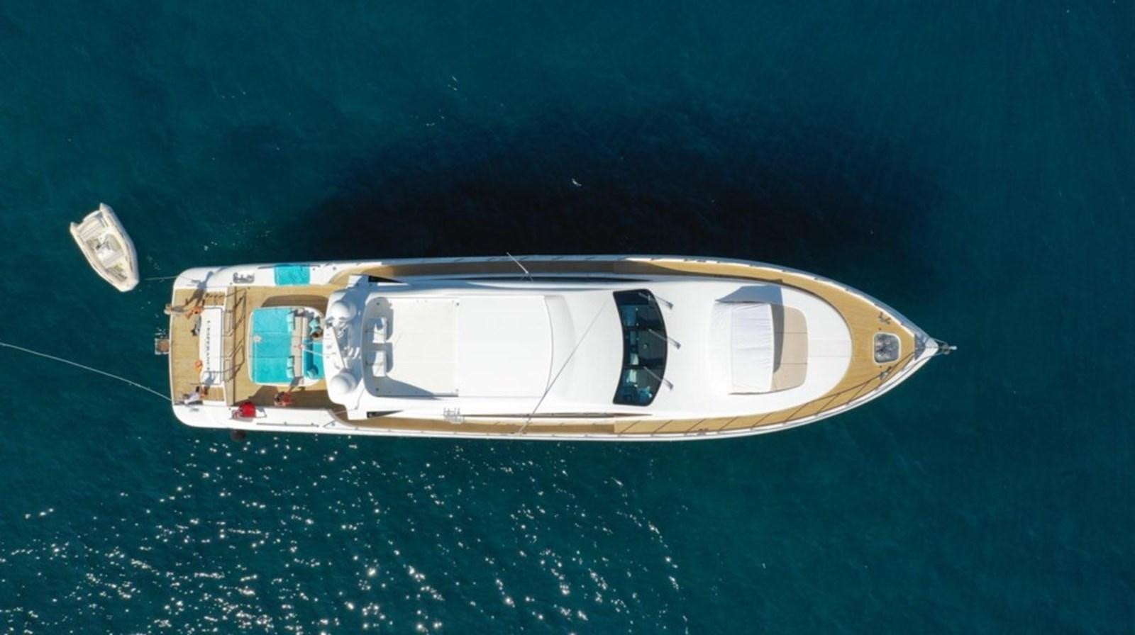 a space ship in space aboard L'ESPERANCE Yacht for Sale