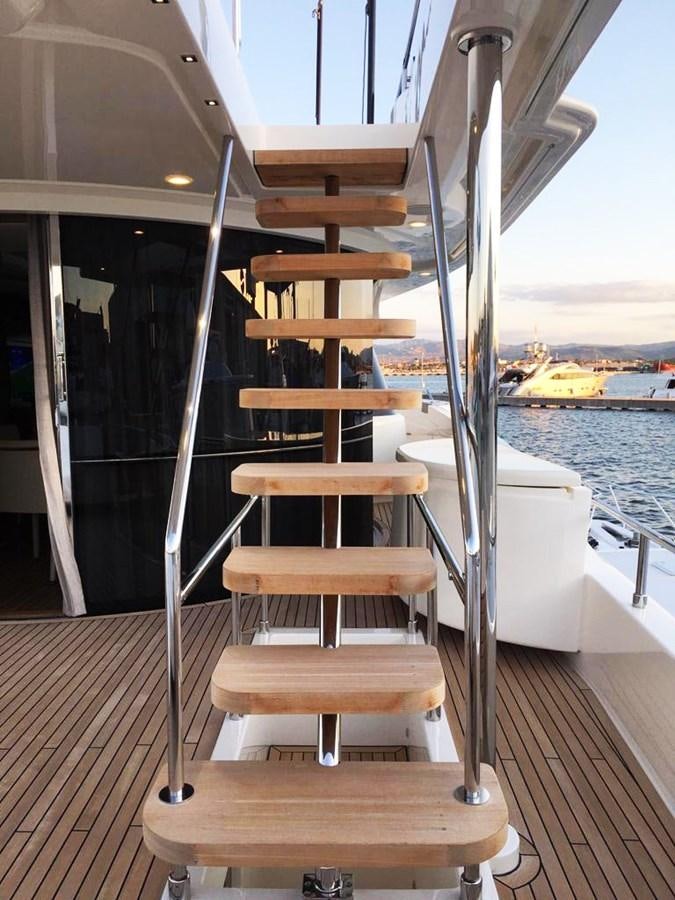 a boat on a deck aboard PALGREMAT Yacht for Sale