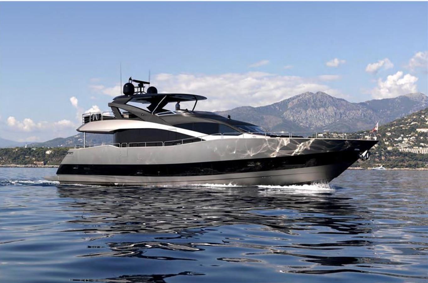 a boat on the water aboard MIRKA Yacht for Charter