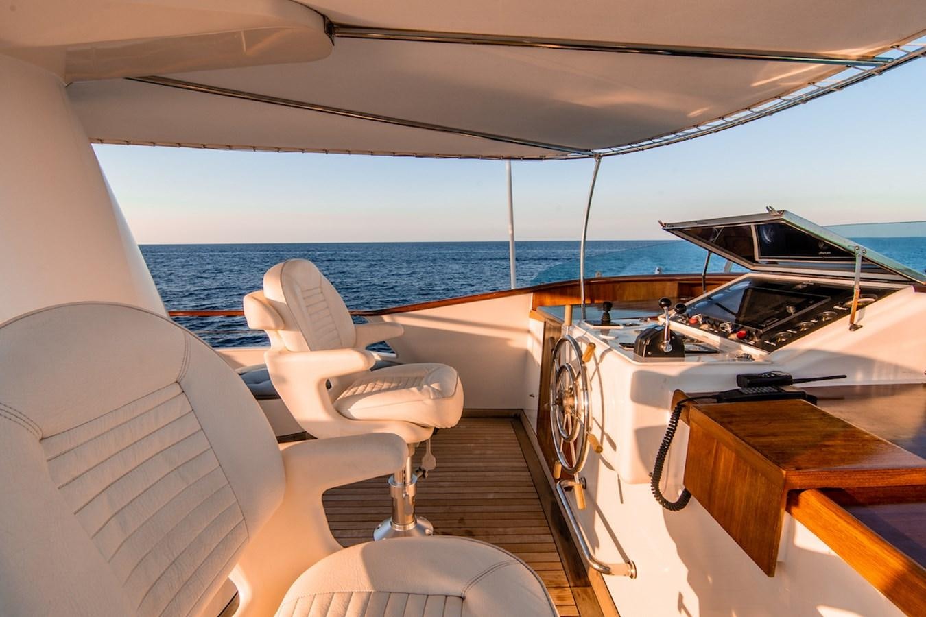 a boat with a view of the ocean aboard A&A Yacht for Sale