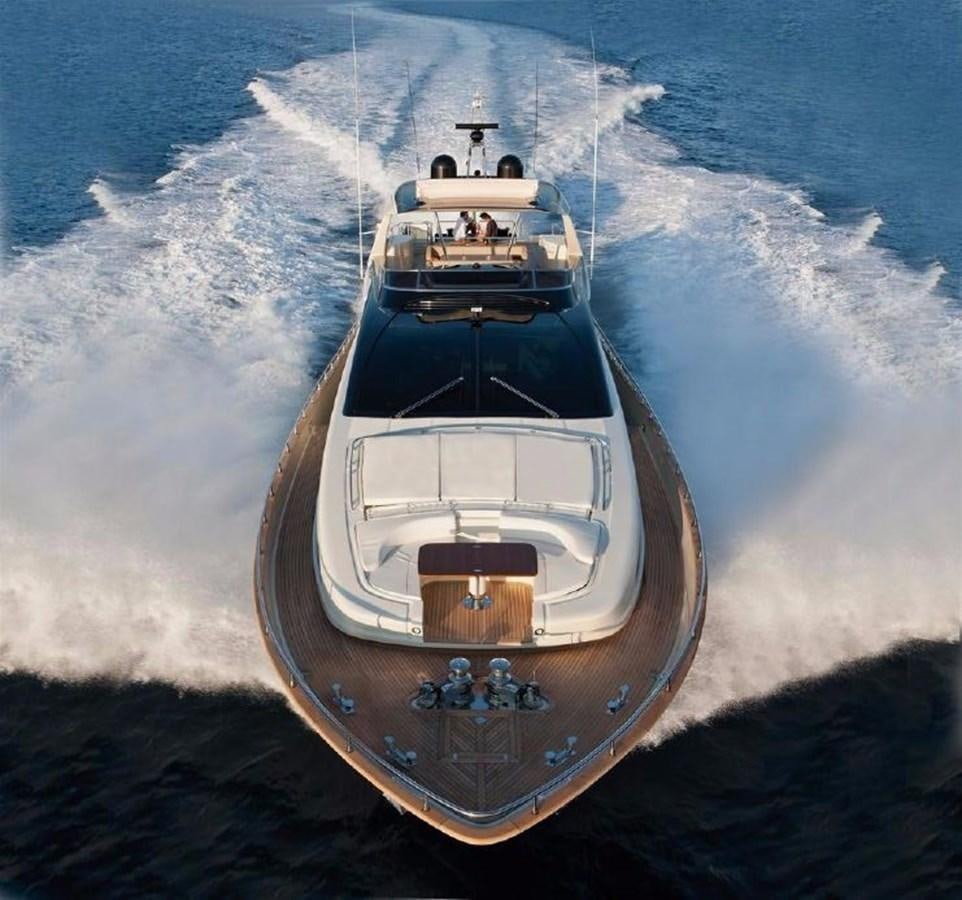 a ship in the water aboard BLACK SWAN Yacht for Sale