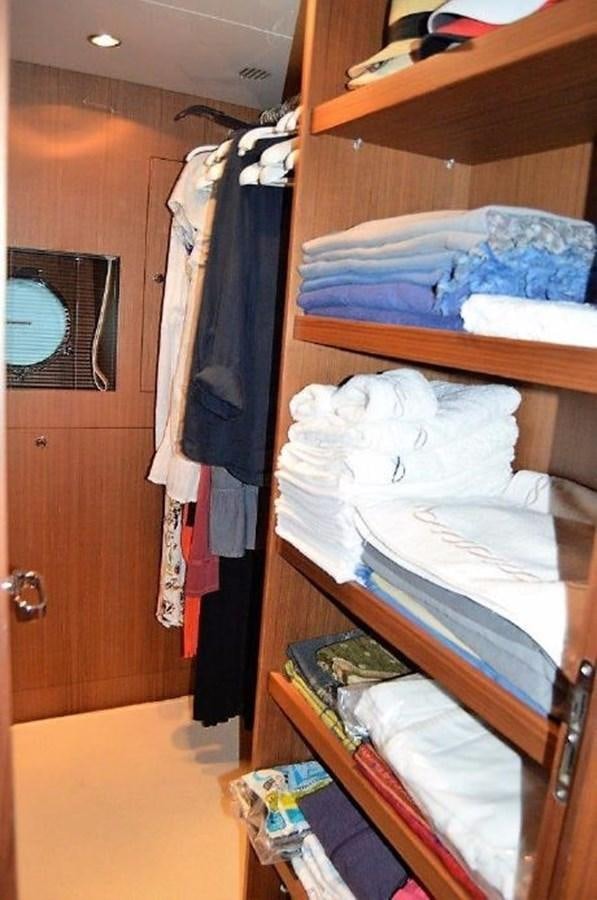 a room with bunk beds aboard BLACK SWAN Yacht for Sale