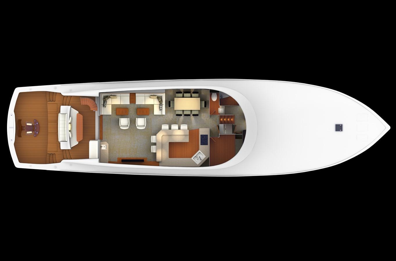 a rectangular electronic device aboard 2022 VIKING 92 CONVERTIBLE (TBD) Yacht for Sale