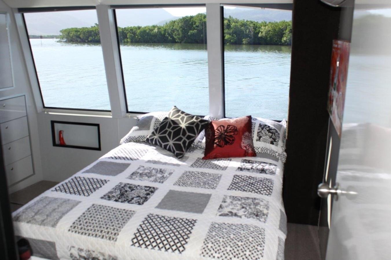 pillows on a bed aboard MUSHI KHAN Yacht for Sale