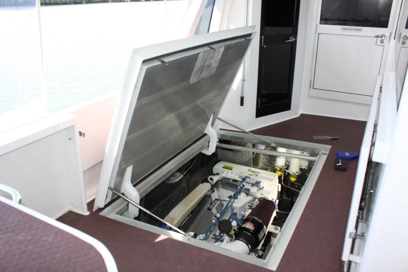 a machine with a large hole in the back aboard MUSHI KHAN Yacht for Sale