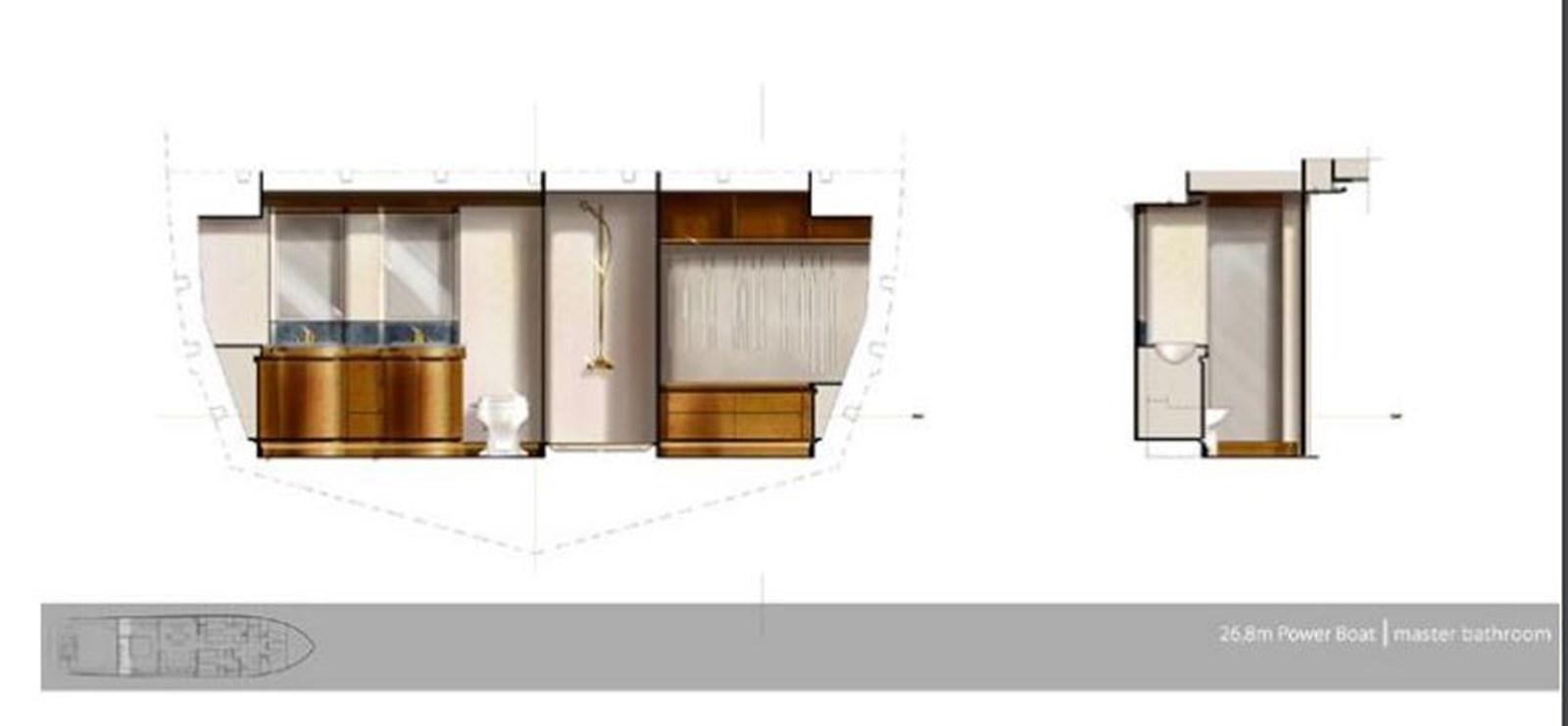 a white rectangular object with a black surface aboard ALTINEL 92' Yacht for Sale