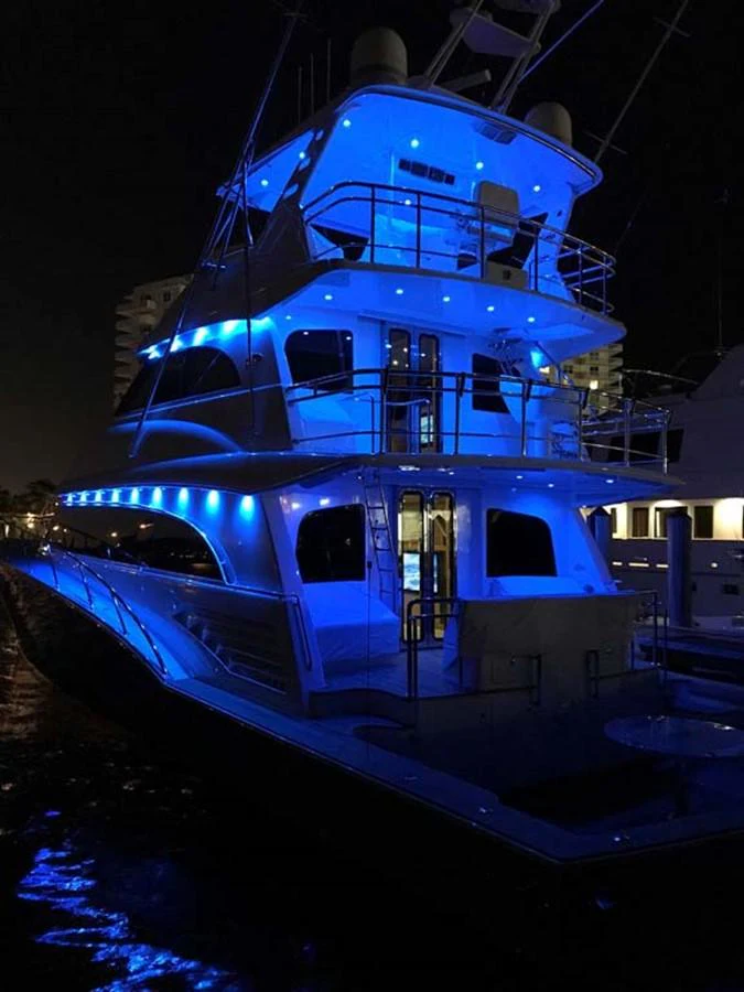 a large boat on the water aboard SILKY Yacht for Sale