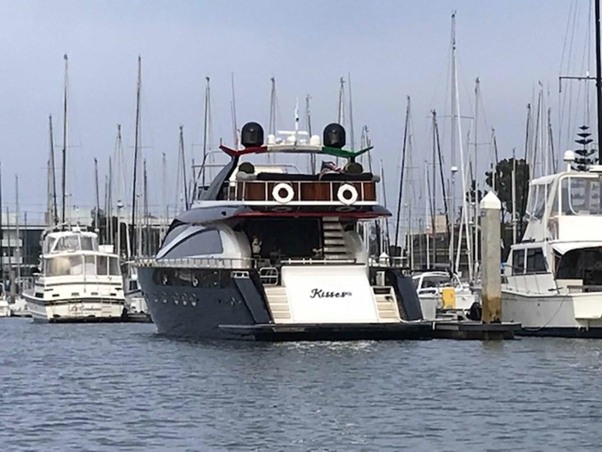 a boat in the water aboard KISSES Yacht for Sale