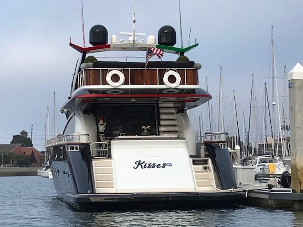 a boat in the water aboard KISSES Yacht for Sale