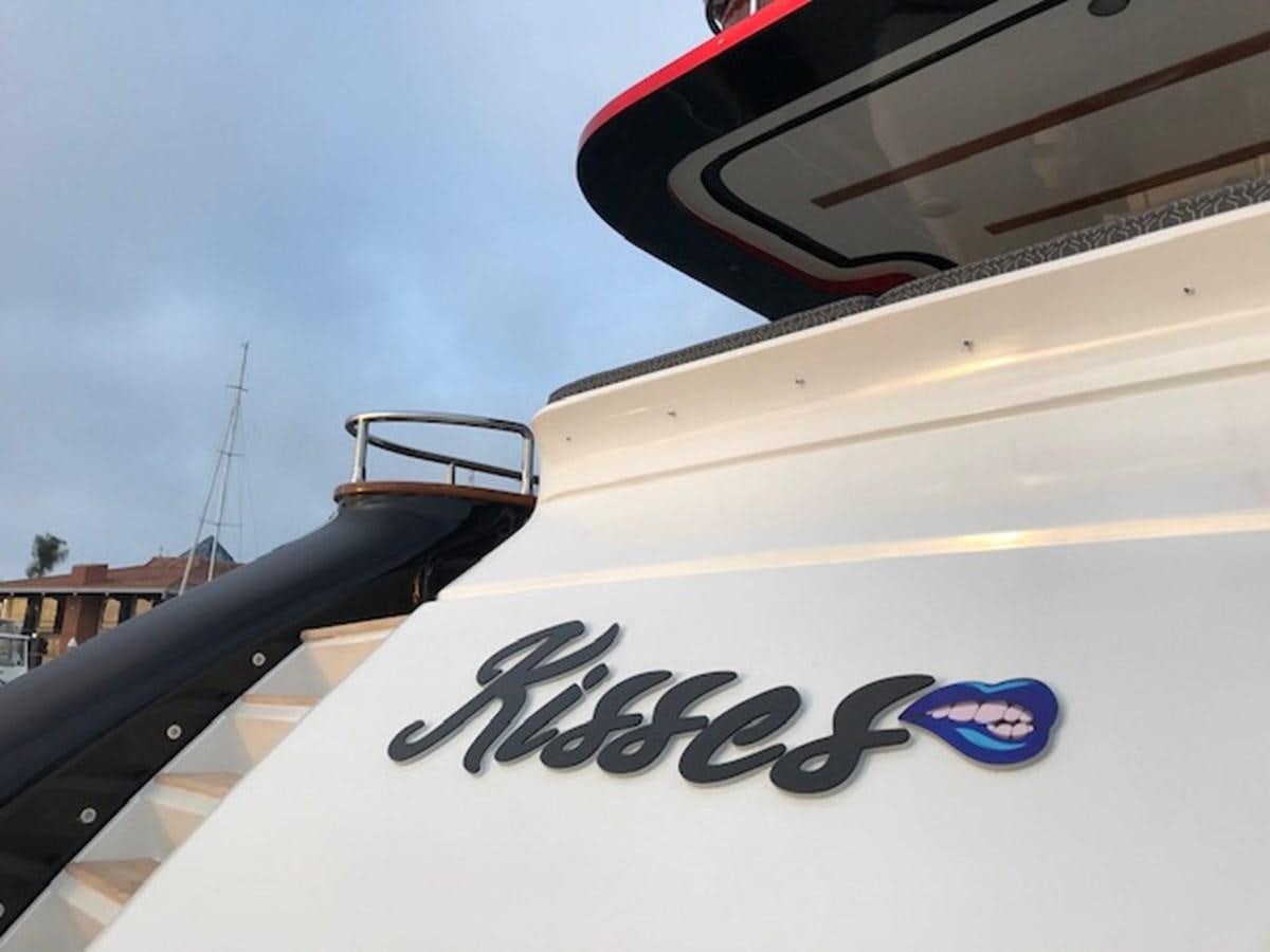 a close-up of a boat aboard KISSES Yacht for Sale