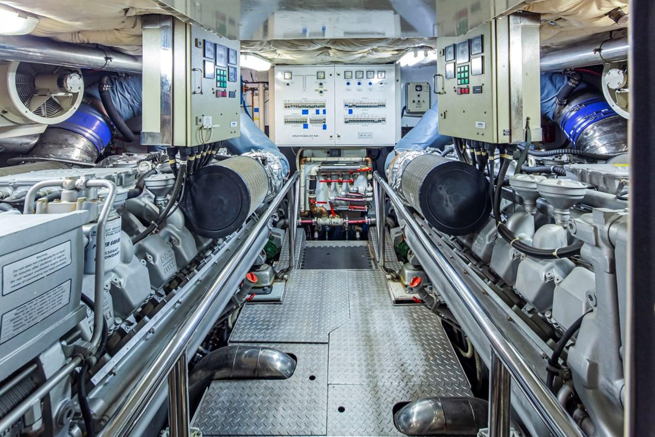 a room with several machines aboard WILD WAVES Yacht for Sale