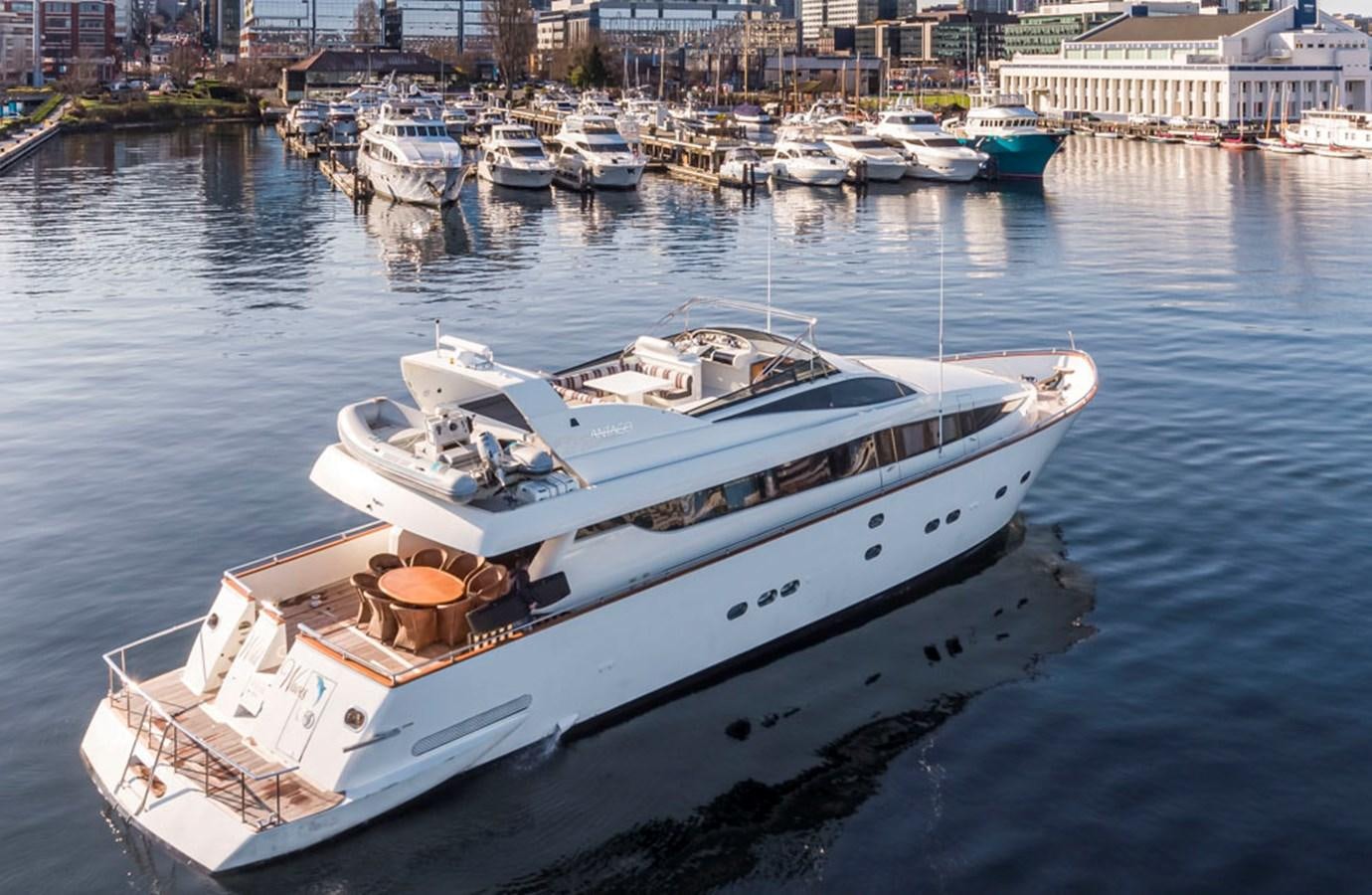a boat in the water aboard WILD WAVES Yacht for Sale