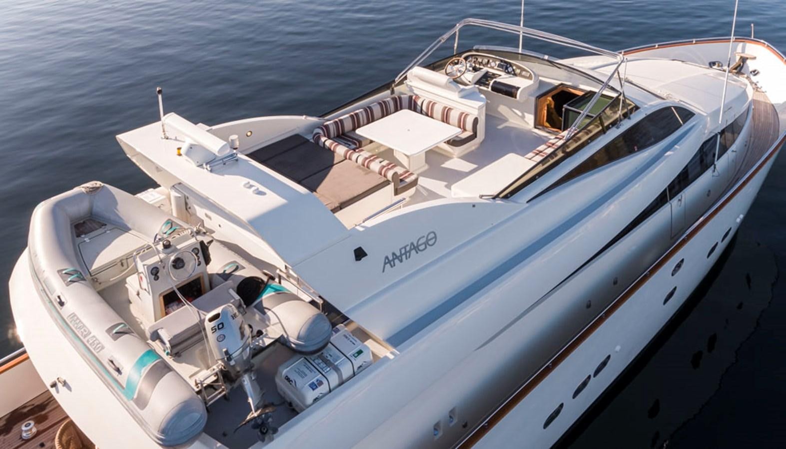 a boat on the water aboard WILD WAVES Yacht for Sale