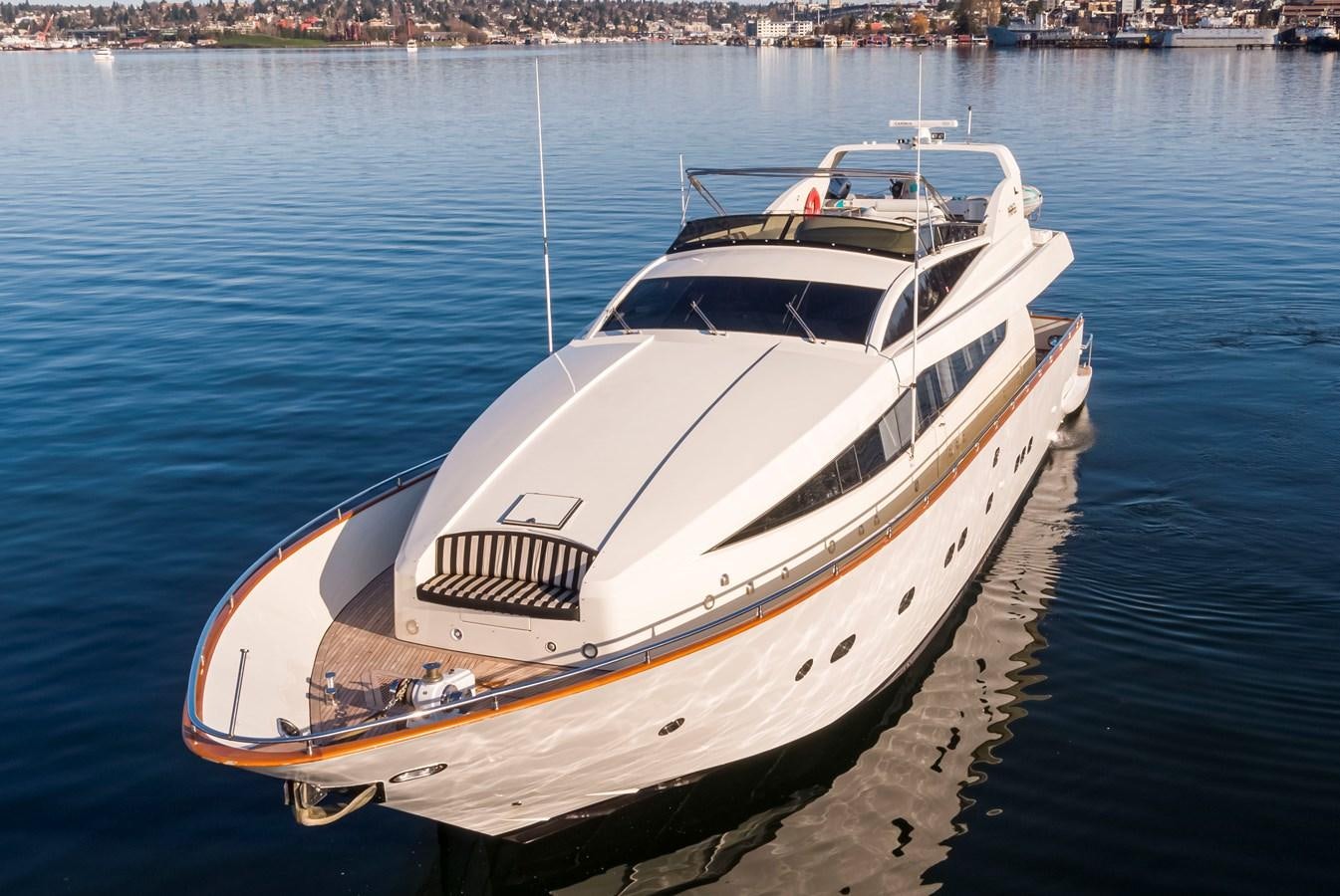 a boat on the water aboard WILD WAVES Yacht for Sale