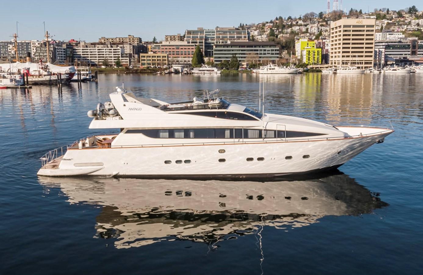 a boat on the water aboard WILD WAVES Yacht for Sale