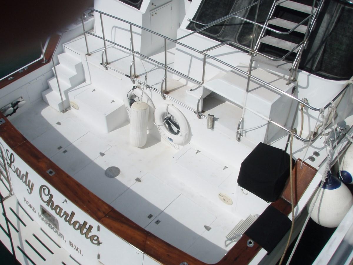 a white box with a black lid aboard LADY CHARLOTTE Yacht for Sale