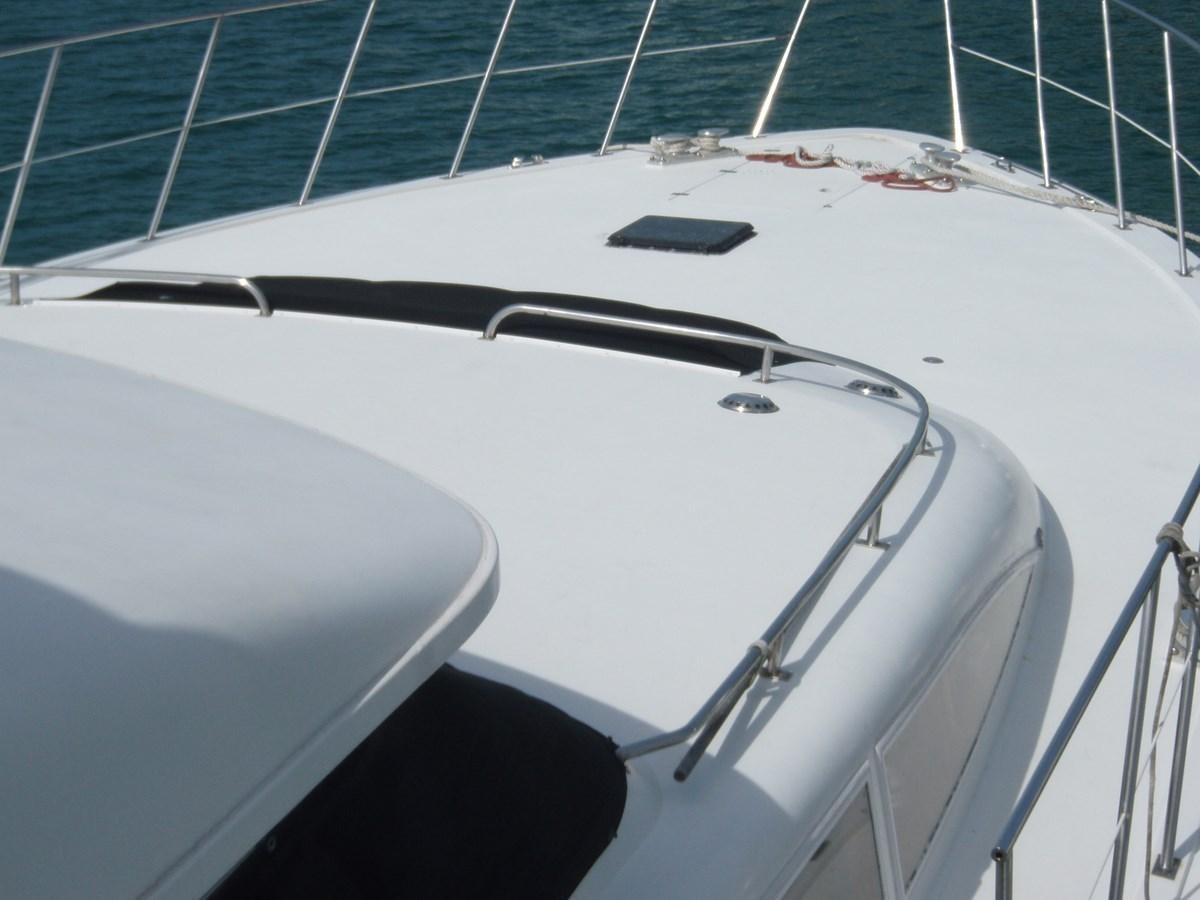 a white boat with a black handle aboard LADY CHARLOTTE Yacht for Sale