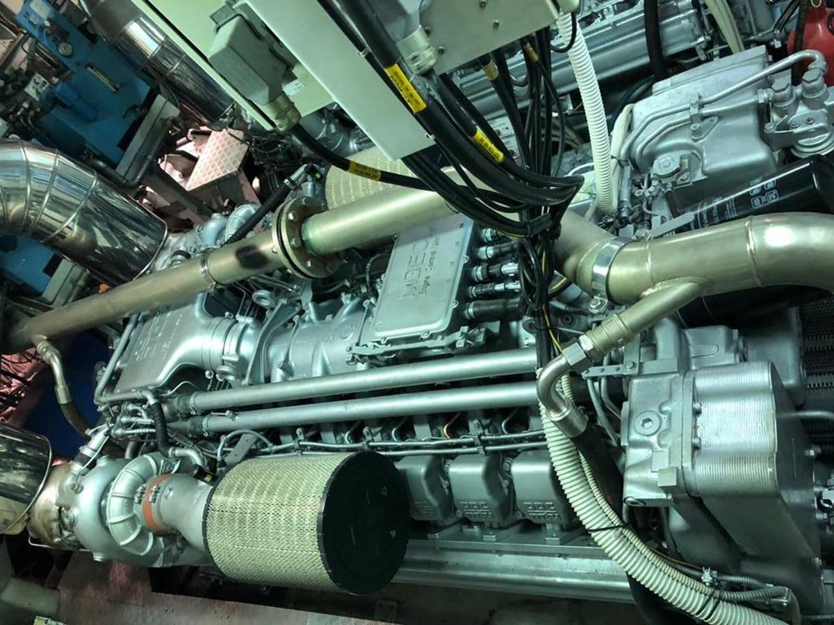 a close-up of a machine aboard FIVE STARS Yacht for Sale