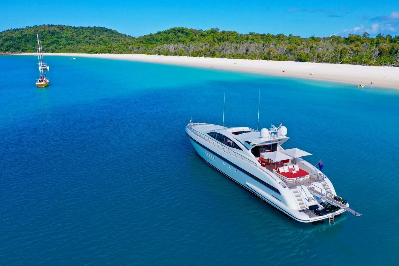 a boat in the water aboard VANISH Yacht for Sale