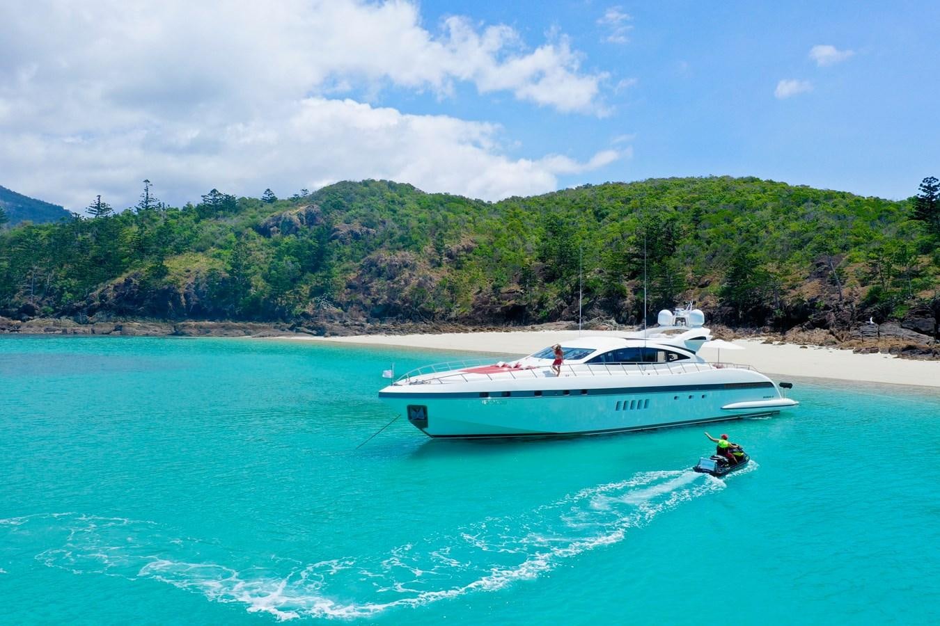 a boat on the water aboard VANISH Yacht for Sale